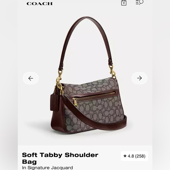 Coach Soft Tabby Shoulder Bag - Picture 2 of 12